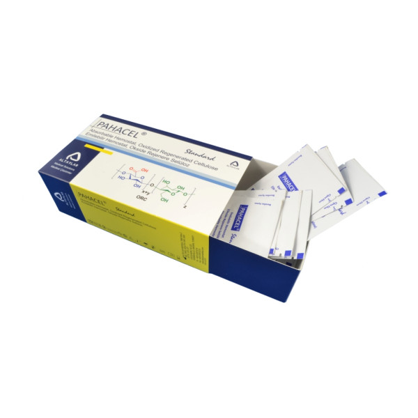 Пахасел Стандарт, Окислена регенерована целюлоза 1,3 cм x 5.1 cм