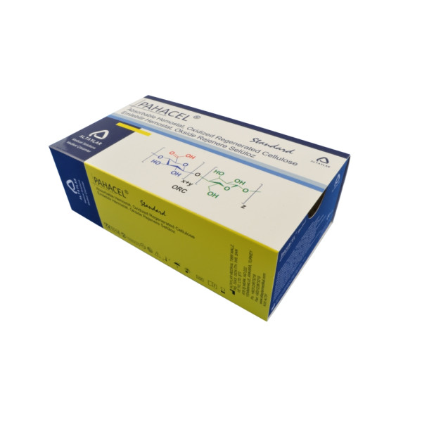 Пахасел Стандарт, Окислена регенерована целюлоза 1,3 cм x 5.1 cм