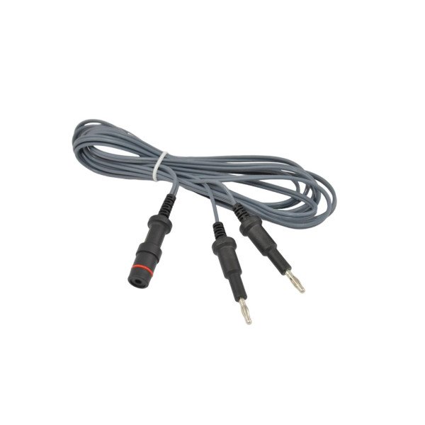 Біполярний затискач (атравматичний тип) ЛОКЕМЕД Ф5*330 з пластиковою рукояткою, з кабелем