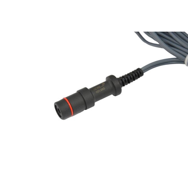 Біполярний затискач (атравматичний тип) ЛОКЕМЕД Ф5*330 з пластиковою рукояткою, з кабелем