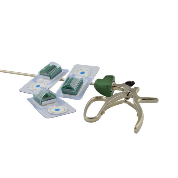 Кліп-аплікатор гемолок ЛОКЕМЕД (зелений) на полімерні кліпси Ф5*330 мм (mm)